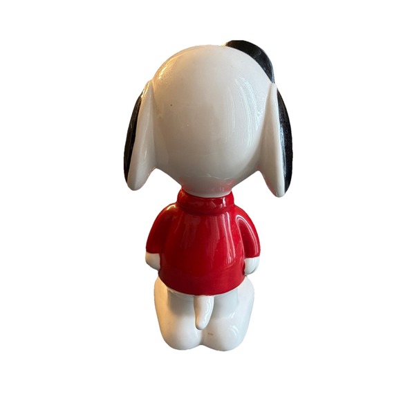 Peanuts Snoopy Ceramic Piggy Bank Joe Cool 9.5"  18215 Stopper Red Barron Shades - Picture 4 of 5
